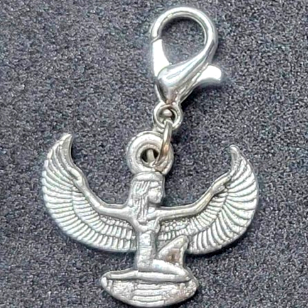 Clip on Egyptian goddess isis charms planner charms clipon